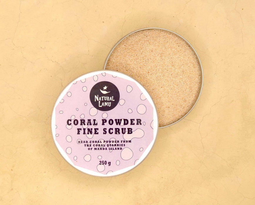 Dead Coral Powder Scrub (fine) - Part of the #collection_name# collection, available at Natural Lamu