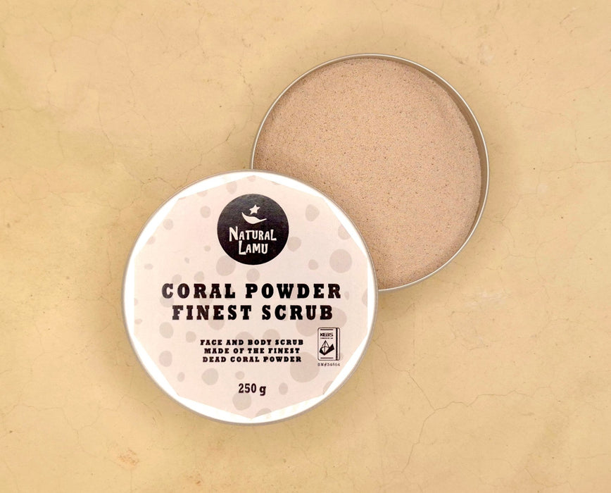 Dead Coral Powder Scrub (finest) - Part of the #collection_name# collection, available at Natural Lamu