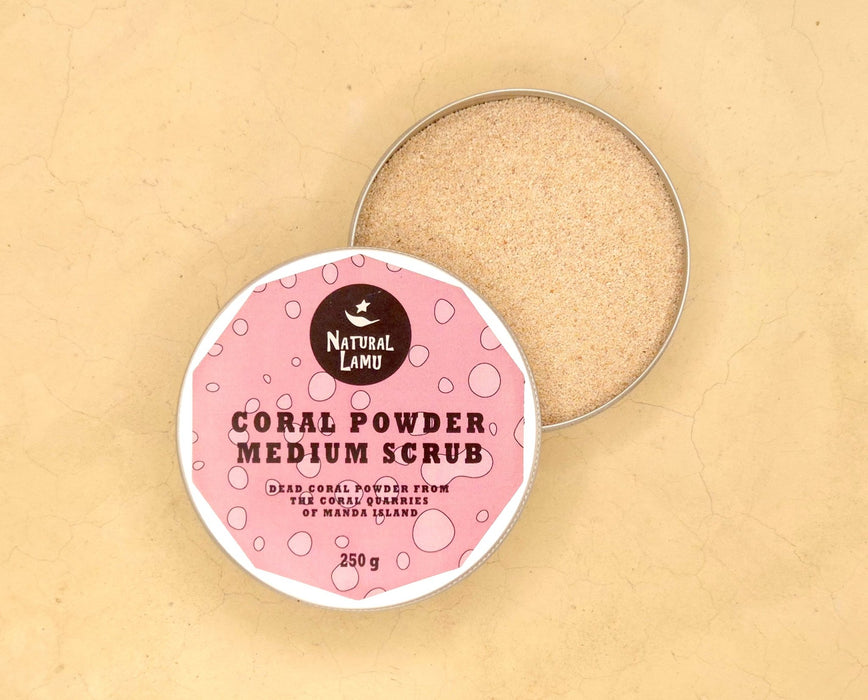 Dead Coral Powder Scrub (medium) - Part of the #collection_name# collection, available at Natural Lamu