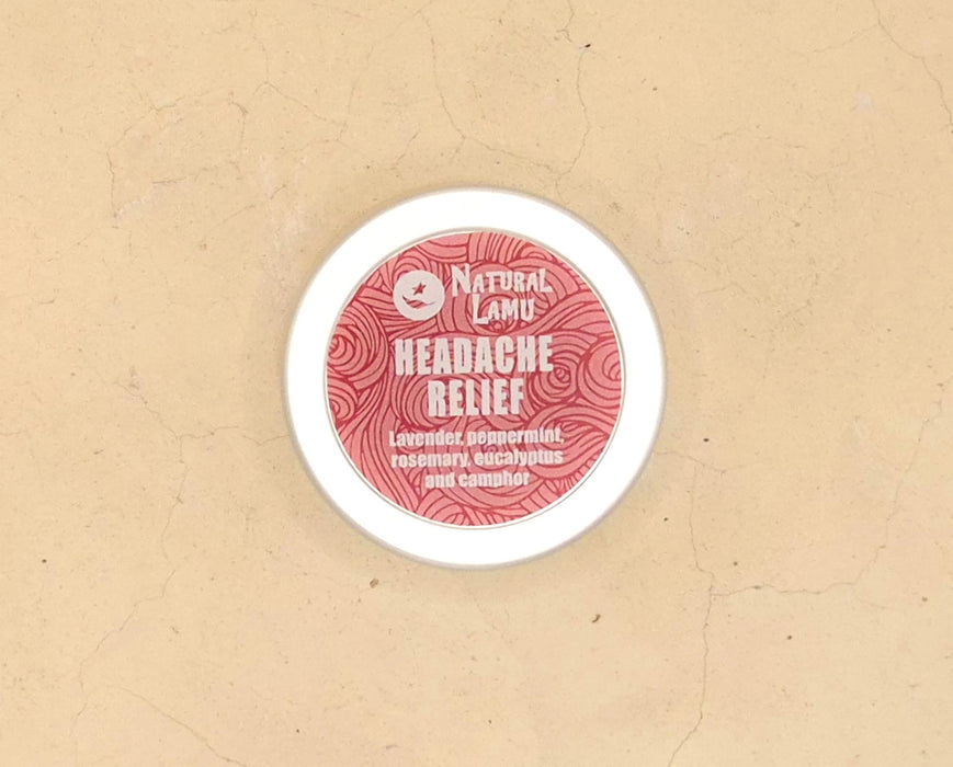 Headache Relief - Aromatherapy Balm - Part of the #collection_name# collection, available at Natural Lamu