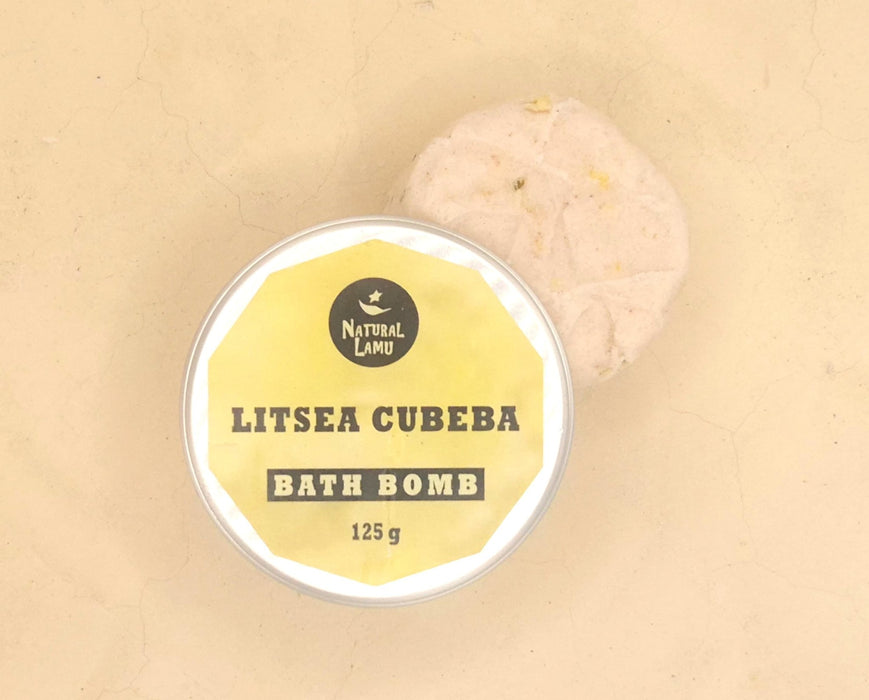 Litsea Cubeba Bath Bomb - Part of the #collection_name# collection, available at Natural Lamu
