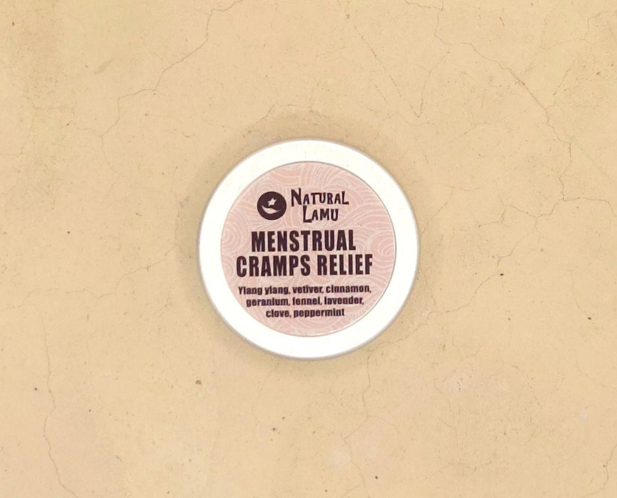 Menstrual Cramps Relief - Aromatherapy Balm - Part of the #collection_name# collection, available at Natural Lamu