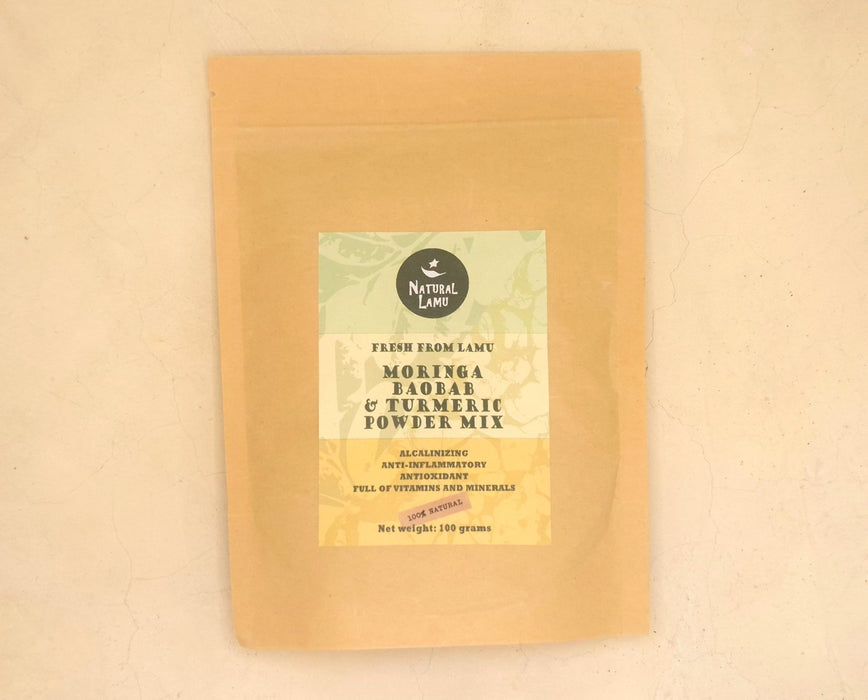 Moringa, Baobab & Turmeric Powder - Part of the #collection_name# collection, available at Natural Lamu