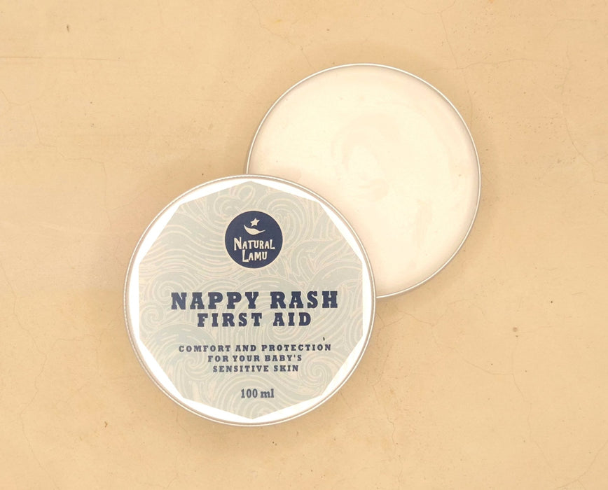 Nappy Rash First Aid Balm - Part of the #collection_name# collection, available at Natural Lamu