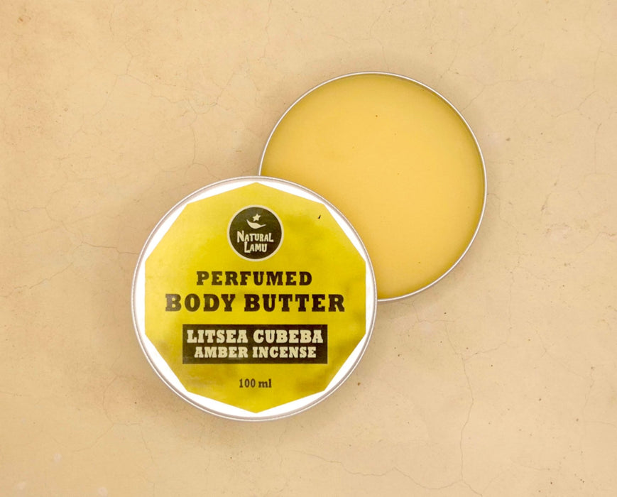 Litsea Cubeba Perfumed Shea Body Butter - Part of the #collection_name# collection, available at Natural Lamu