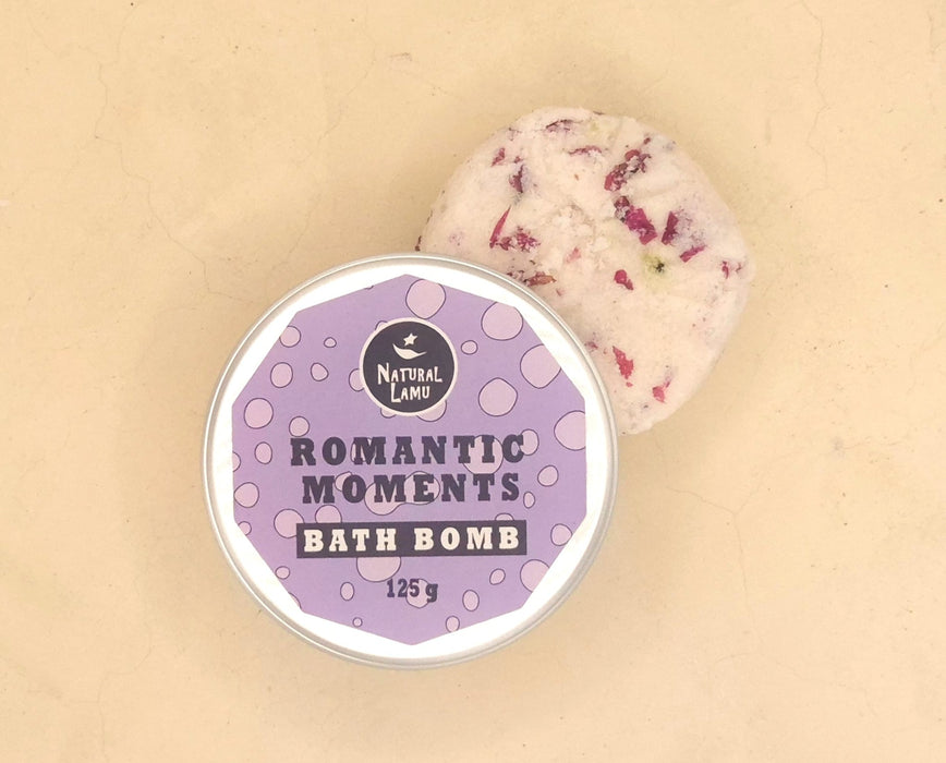 Romantic Moments Bath Bomb - Part of the #collection_name# collection, available at Natural Lamu