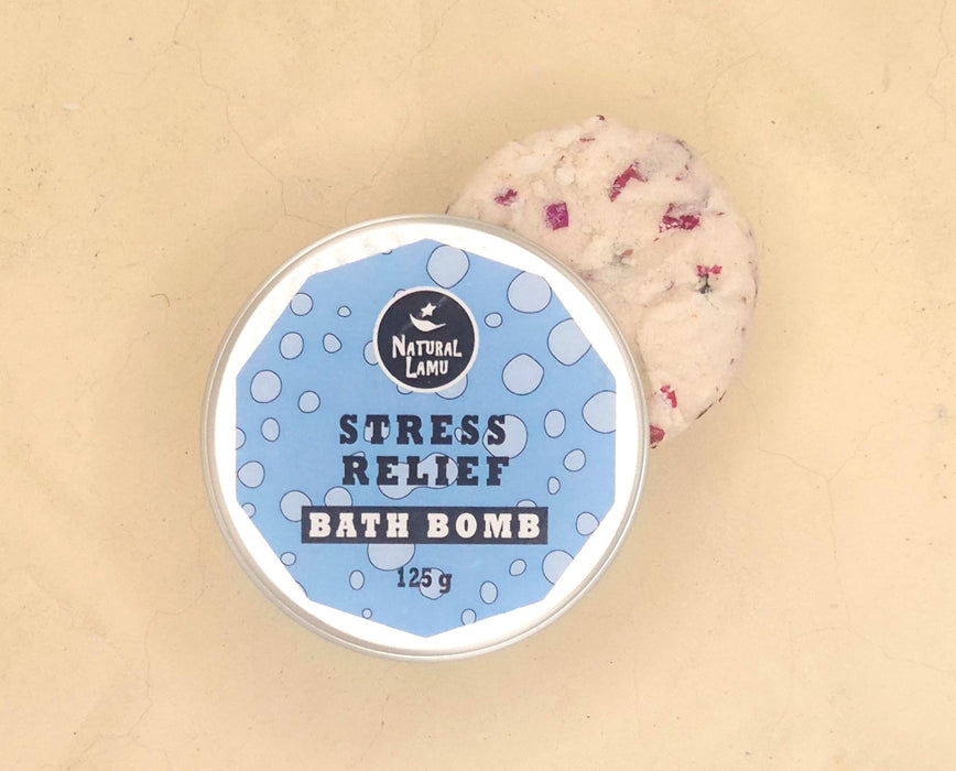 Stress Relief Bath Bomb - Part of the #collection_name# collection, available at Natural Lamu