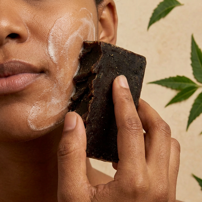 Neem Herbal Natural Soap – Handmade, Cold-Processed