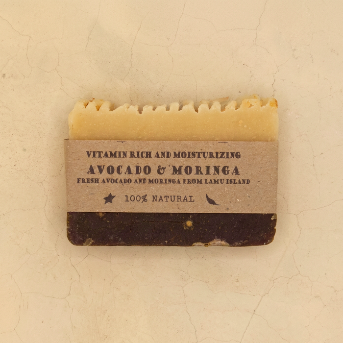 Avocado & Moringa Natural Soap – Handmade, Cold-Processed