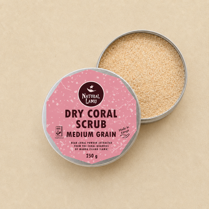 Dead Coral Powder Dry Scrub - Medium Grain