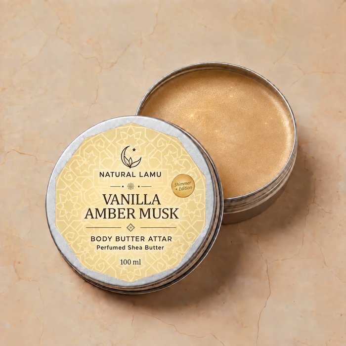 Arabian Body Butter - Vanilla Amber Musk - Shimmer Edition