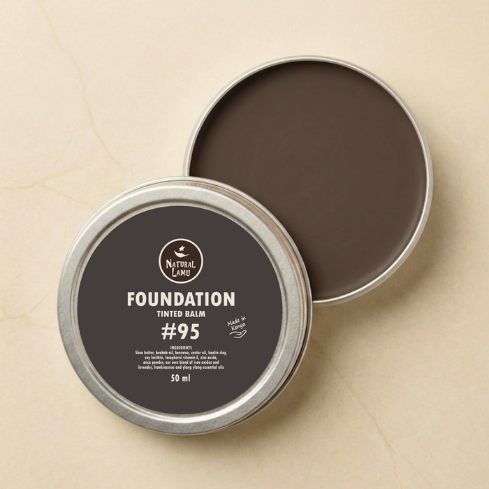 Foundation #95 — Deep Ebony — Natural Foundation