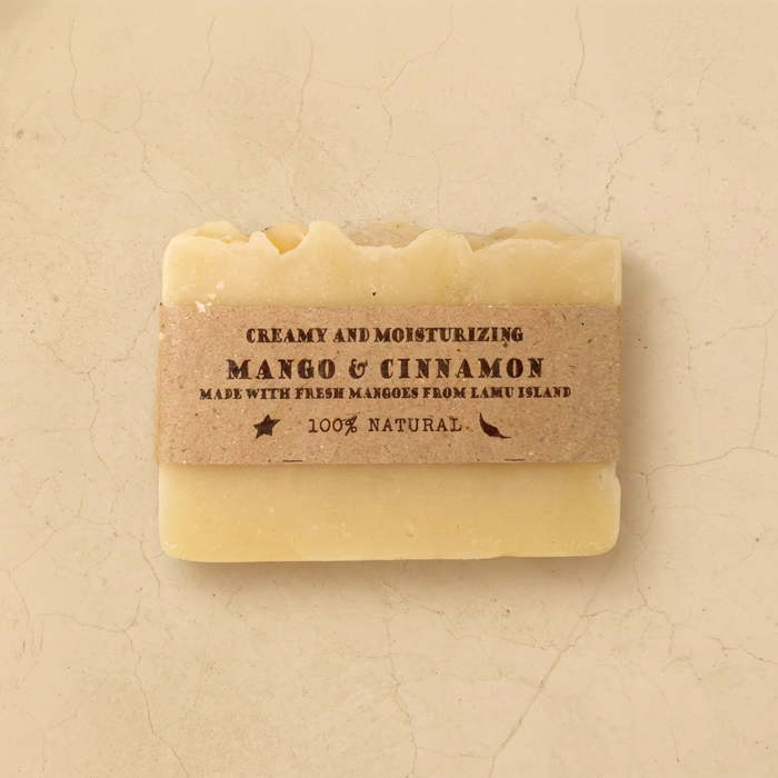 Mango & Cinnamon Natural Soap – Handmade, Cold-Processed