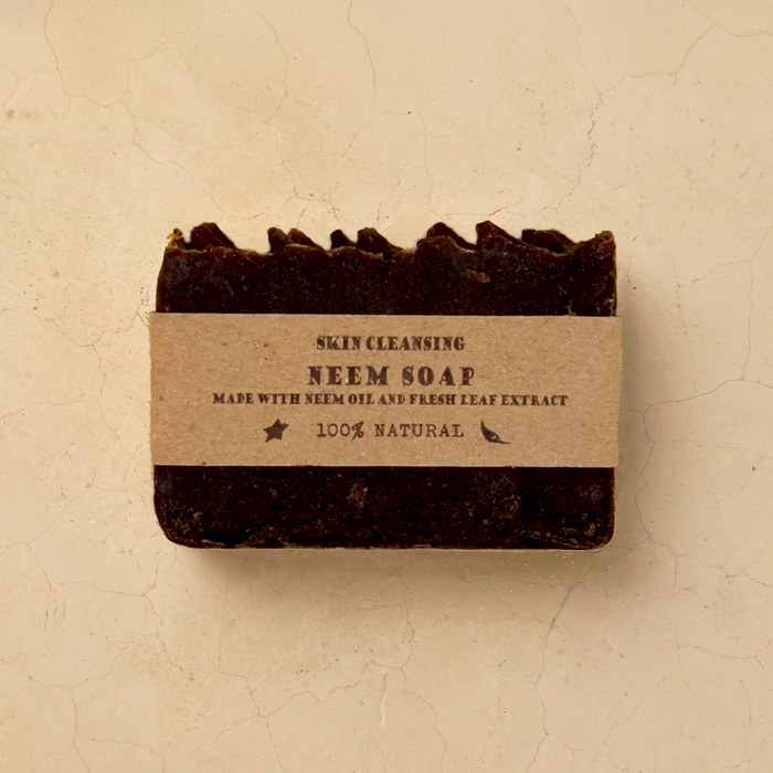 Neem Herbal Natural Soap – Handmade, Cold-Processed