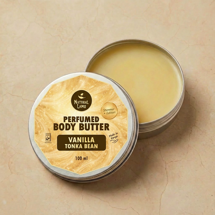 Perfumed Shea Body Butter - Shimmer Edition - Vanilla Tonka Bean