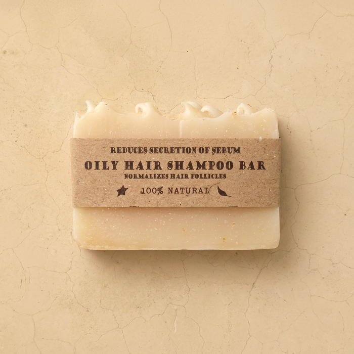 Oily Hair Shampoo Bar – Handmade, Cold-Processed
