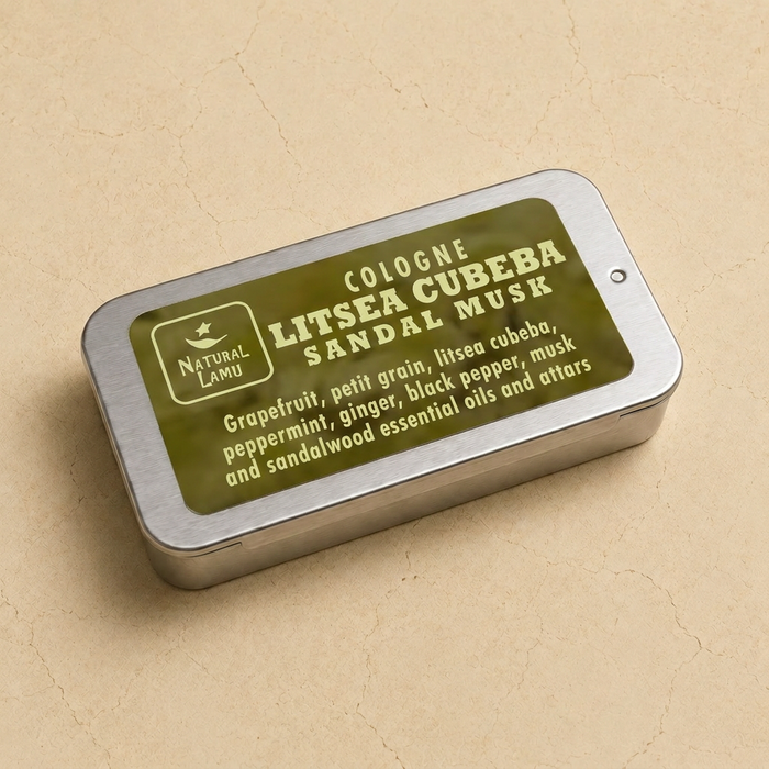 Litsea Cubeba Sandal Musk - Cologne - Solid Fragrance