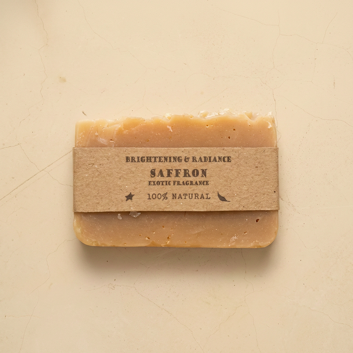 Saffron  Natural Soap – Handmade, Cold-Processed