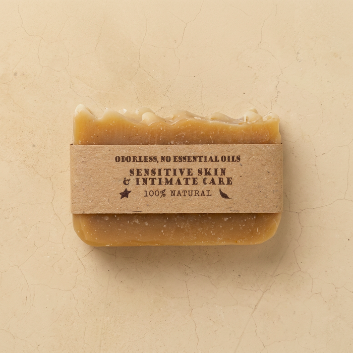 Sensitive Skin & Intimate Care Natural Soap – Handmade, Cold-Processed