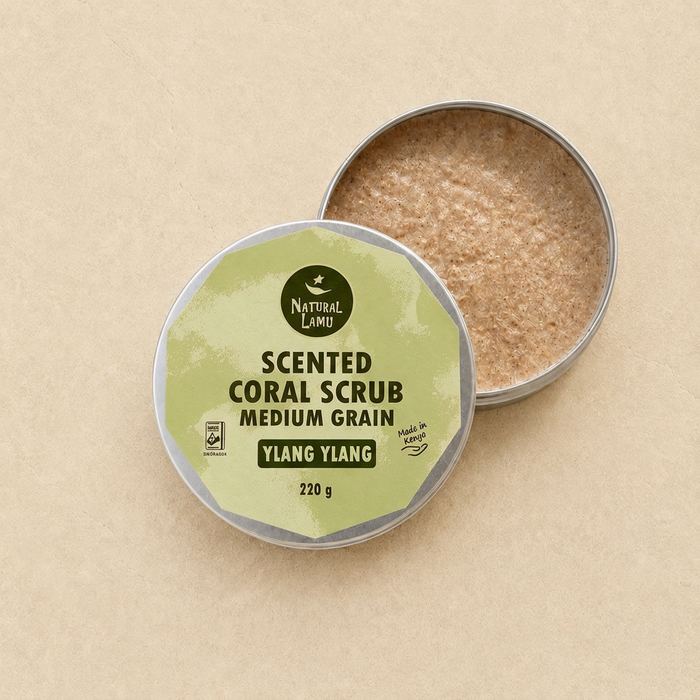Scented Coral Scrub - Medium Grain - Ylang Ylang