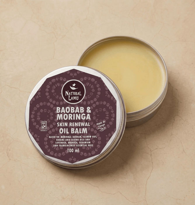 Baobab & Moringa – SKIN RENEWAL - Oil Balm - Part of the collection_name collection, available at Natural Lamu