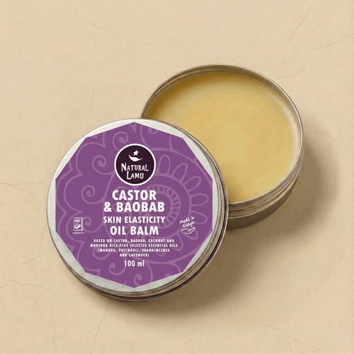Castor & Baobab – SKIN ELASTICITY - Oil Balm - Part of the collection_name collection, available at Natural Lamu