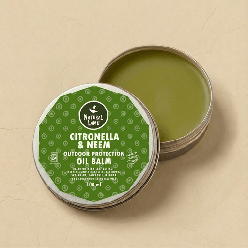 Citronella & Neem – OUTDOOR PROTECTION - Oil Balm - Part of the collection_name collection, available at Natural Lamu