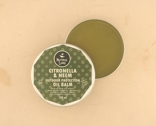 Citronella & Neem – OUTDOOR PROTECTION - Oil Balm - Part of the collection_name collection, available at Natural Lamu