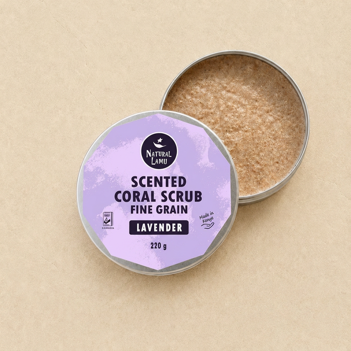 Scented Coral Scrub - Fine Grain - Lavender