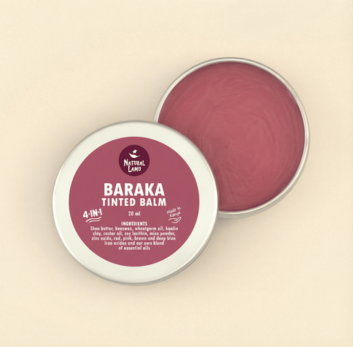 Deep Berry – BARAKA – 4 - in - 1 Tinted Balm - Part of the collection_name collection, available at Natural Lamu