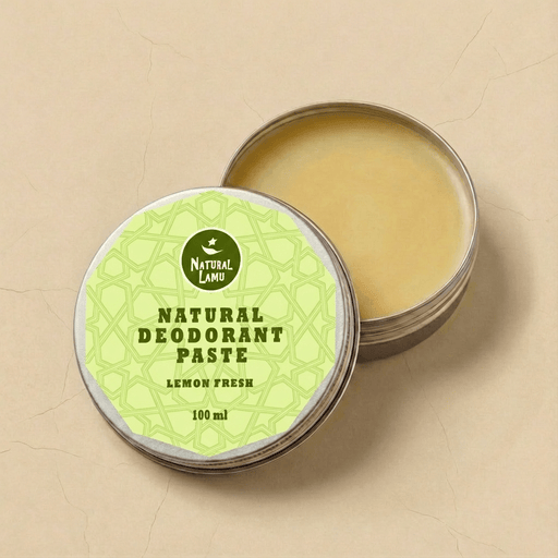 Deodorant Paste - Lemon Fresh - Part of the collection_name collection, available at Natural Lamu