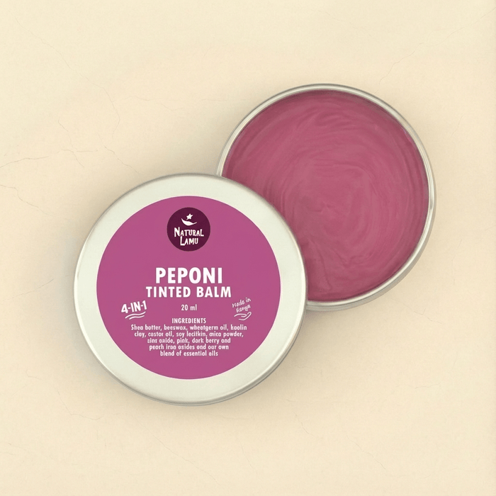 Dusty Pink Orchid – PEPONI – 4 - in - 1 Tinted Balm - Part of the collection_name collection, available at Natural Lamu