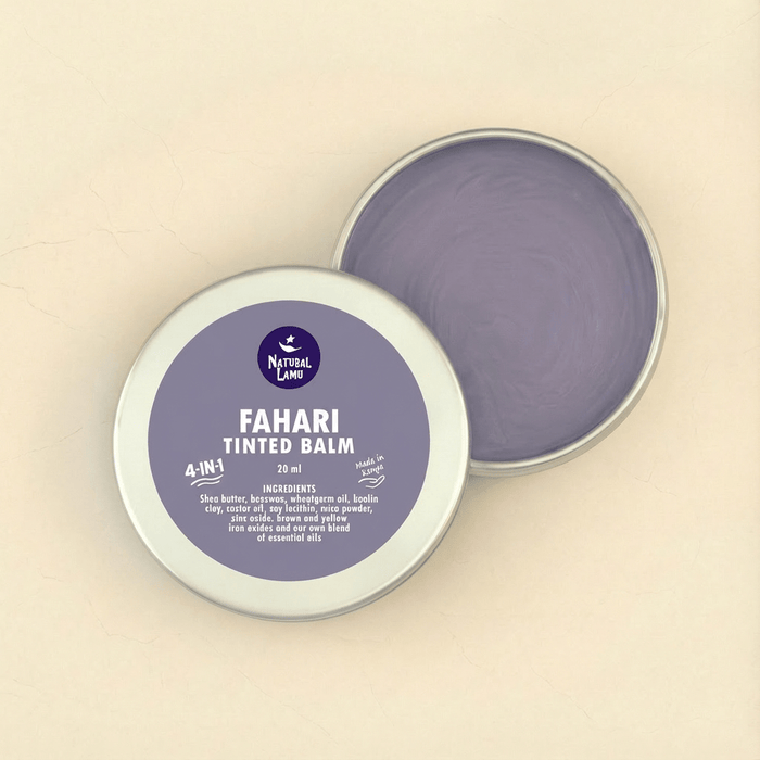 FAHARI – 4 - in - 1 Tinted Balm - Part of the collection_name collection, available at Natural Lamu