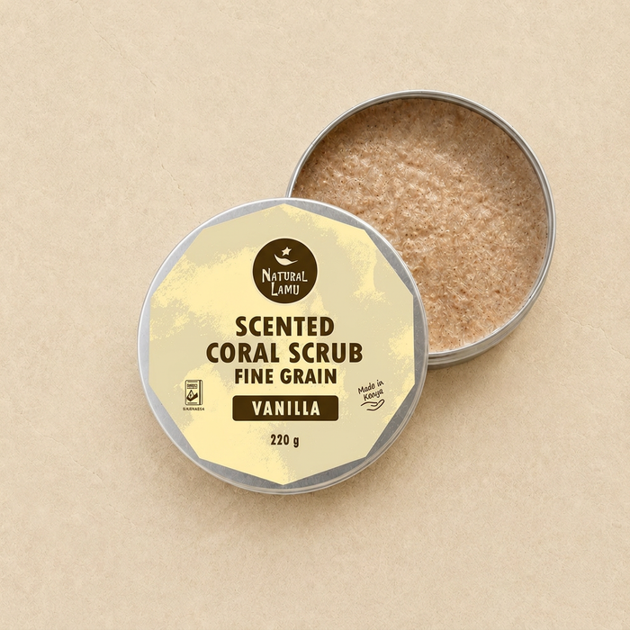Scented Coral Scrub - Fine Grain - Vanilla