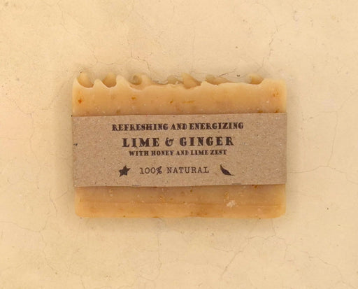 Lime & Ginger Natural Soap – Handmade, Cold-Processed - Part of the #collection_name# collection, available at Natural Lamu