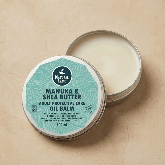 Manuka & Shea Butter – ADULT PROTECTIVE CARE - Oil Balm - Part of the collection_name collection, available at Natural Lamu