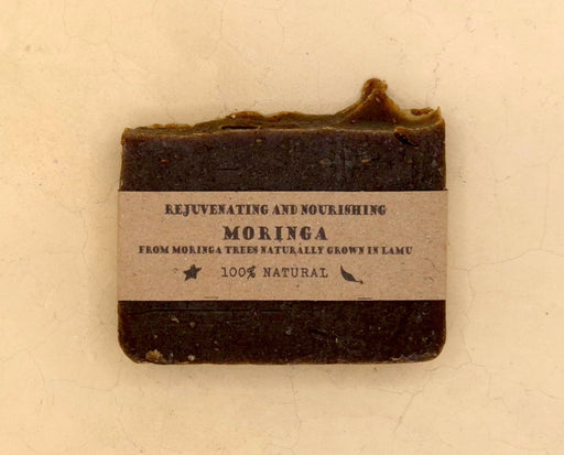 Moringa Herbal Natural Soap – Handmade, Cold-Processed - Part of the #collection_name# collection, available at Natural Lamu