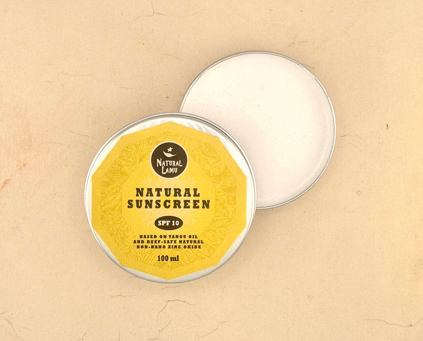 Natural SUNSCREEN (SPF 10, 30 & 50) - Part of the collection_name collection, available at Natural Lamu