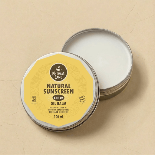 Natural SUNSCREEN (SPF 10, 30 & 50) - Part of the collection_name collection, available at Natural Lamu
