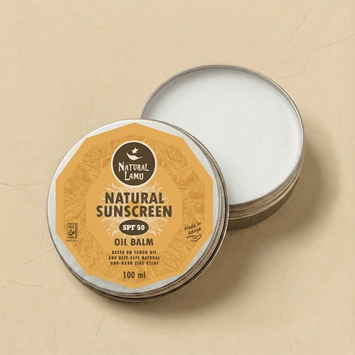 Natural SUNSCREEN (SPF 10, 30 & 50) - Part of the collection_name collection, available at Natural Lamu