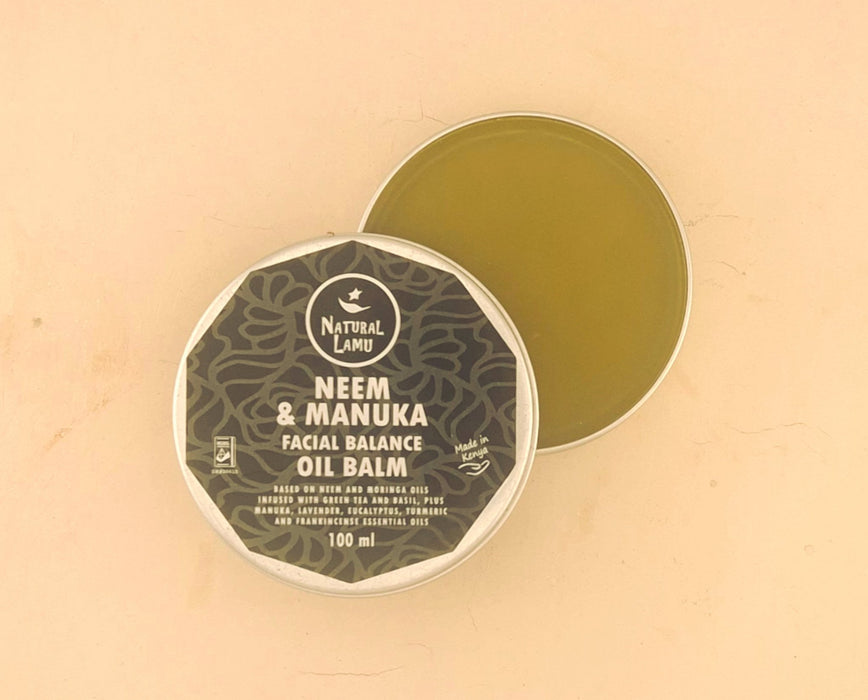 Neem & Manuka – FACIAL BALANCE - Oil Balm - Part of the collection_name collection, available at Natural Lamu