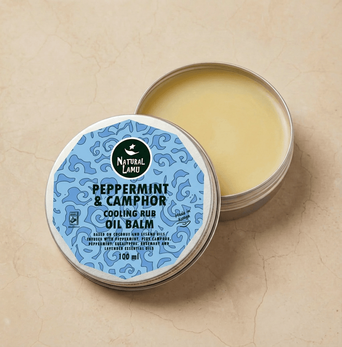 Peppermint & Camphor – COOLING RUB - Oil Balm - Part of the collection_name collection, available at Natural Lamu