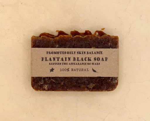 Plantain Black Natural Soap – Handmade, Cold-Processed - Part of the #collection_name# collection, available at Natural Lamu