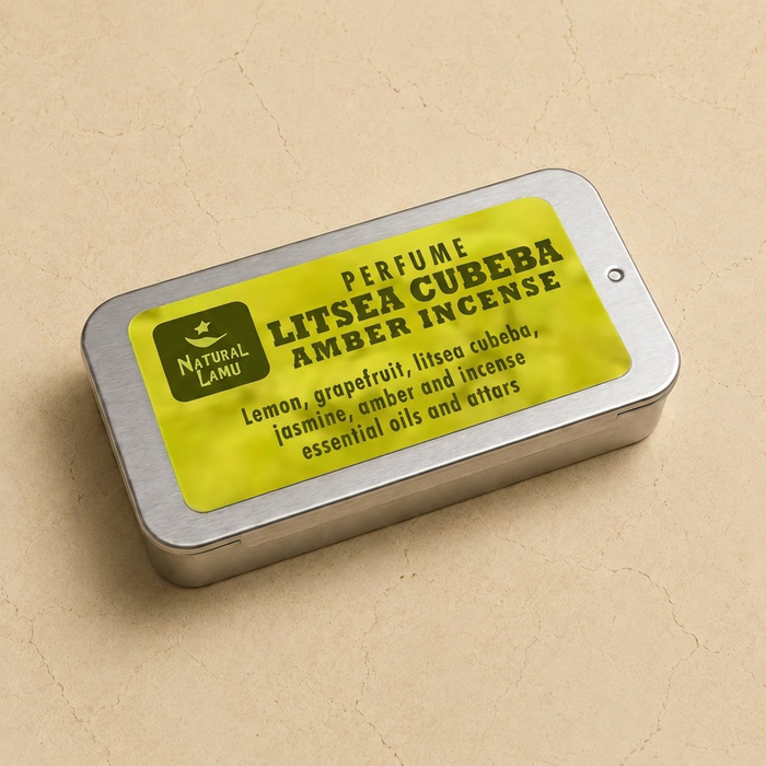 Litsea Cubeba Amber Incense - Perfume - Solid Fragrance