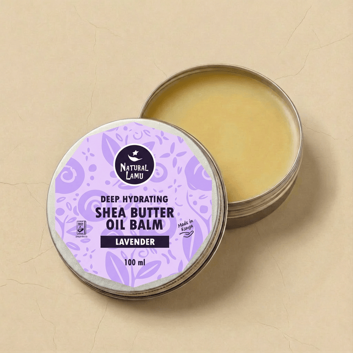 Shea Butter Balm - Lavender - Part of the collection_name collection, available at Natural Lamu