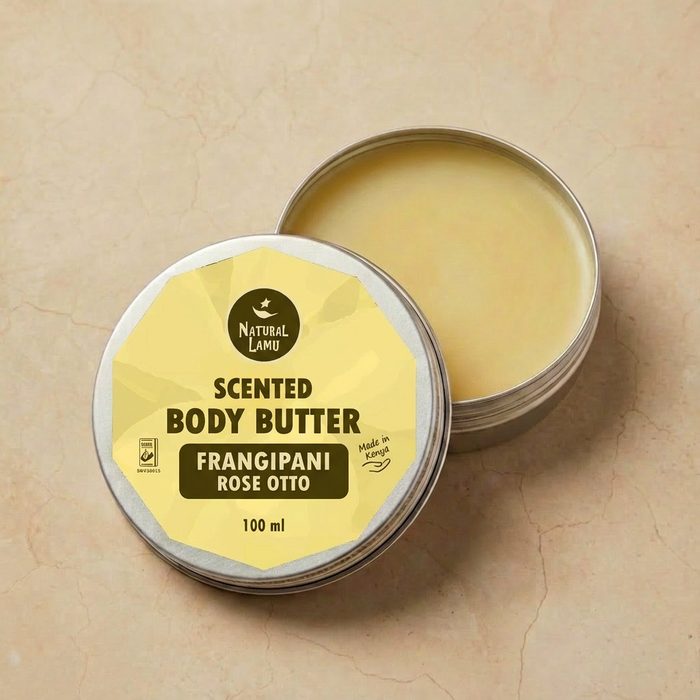 Scented Shea Body Butter - Frangipani  Rose Otto