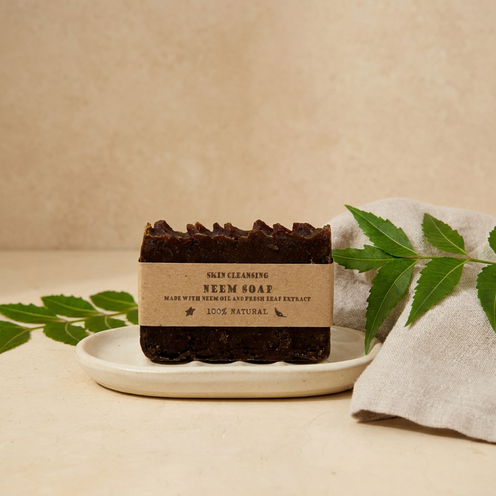 Neem Herbal Natural Soap – Handmade, Cold-Processed