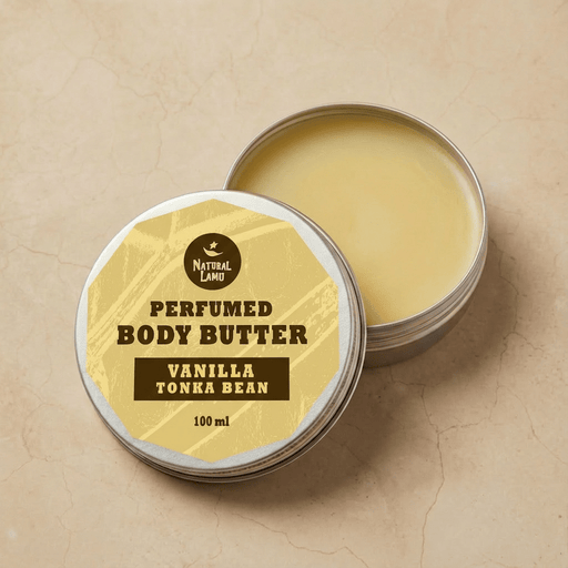 Vanilla Perfumed Shea Body Butter - Part of the collection_name collection, available at Natural Lamu