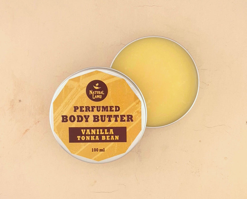 Vanilla Perfumed Shea Body Butter - Part of the collection_name collection, available at Natural Lamu