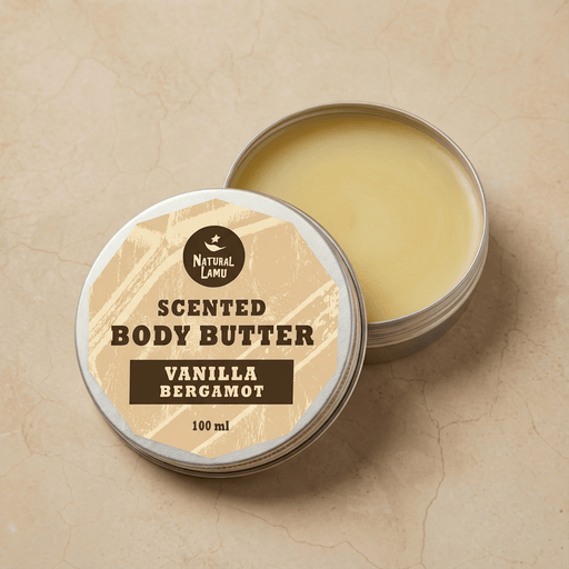 Vanilla Scented Shea Body Butter - Part of the collection_name collection, available at Natural Lamu